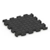 Aufsicht auf die Unterseite, also die Bodenseite von WARCO-Formteil 6880 - Fitnes podlaha Max im Format 44,6 x 44,6 × 2,8 cm.
