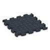 Aufsicht auf die Unterseite, also die Bodenseite von WARCO-Formteil 6882 - Fitnes podlaha Max im Format 44,6 x 44,6 × 2,8 cm.
