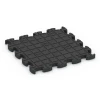 Aufsicht auf die Unterseite, also die Bodenseite von WARCO-Formteil 6884 - Fitnes podlaha Max im Format 44,6 x 44,6 × 2,8 cm.