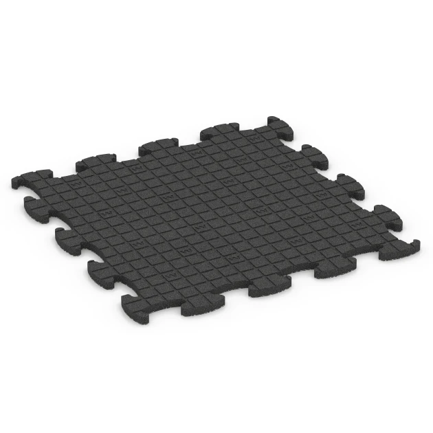 Aufsicht auf die Unterseite, also die Bodenseite von WARCO-Formteil 6850 - Fitness Active podlaha im Format 98 x 98 x 2,8 cm.