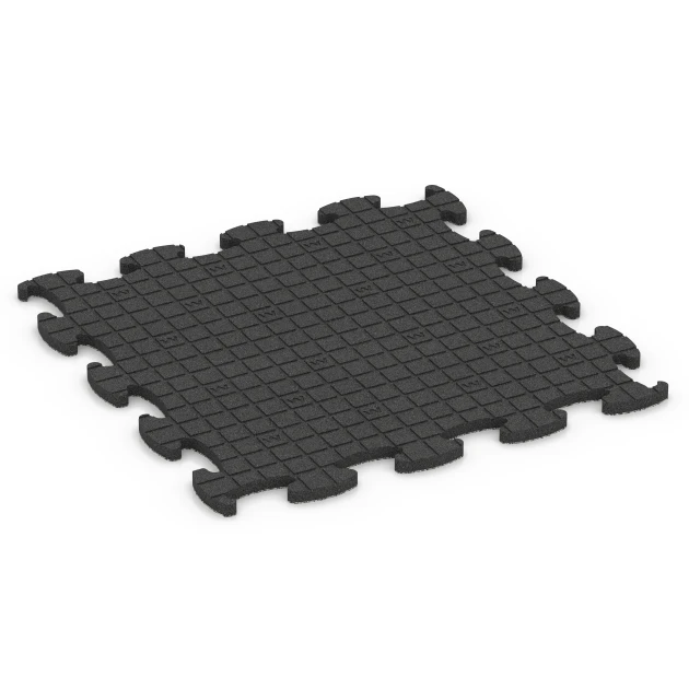 Aufsicht auf die Unterseite, also die Bodenseite von WARCO-Formteil 6851 - Fitness Active podlaha im Format 98 x 98 x 2,8 cm.
