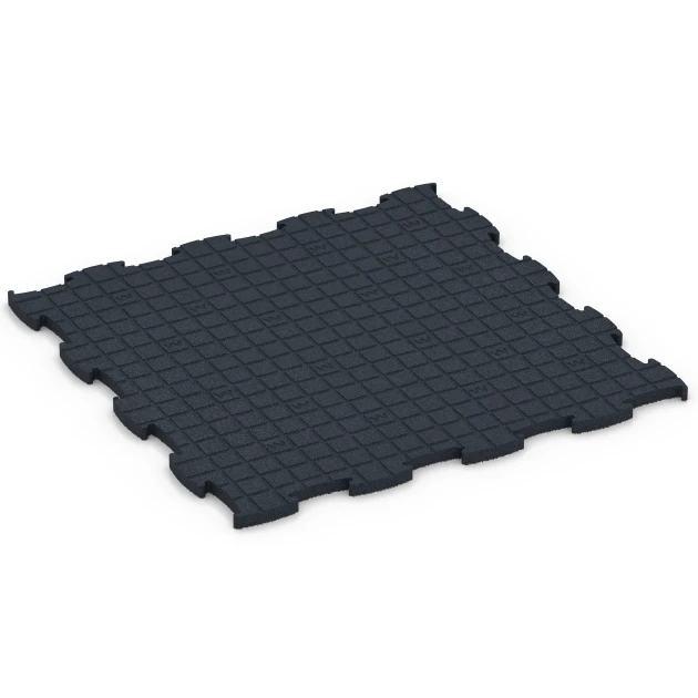 Aufsicht auf die Unterseite, also die Bodenseite von WARCO-Formteil 6887 - Fitnes podlaha Max im Format 97,1 x 97,1 x 2,8 cm.