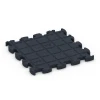 Aufsicht auf die Unterseite, also die Bodenseite von WARCO-Formteil 6964 - Fitness Premium podlaha Plus im Format 28,9 x 28,9 x 1,8 cm.