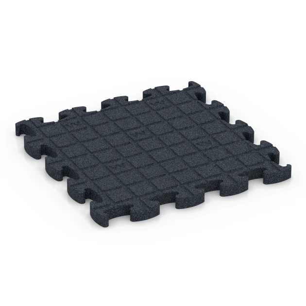 Aufsicht auf die Unterseite, also die Bodenseite von WARCO-Formteil 6961 - Fitness Premium športová podlaha im Format 45,9 x 45,9 x 2,8 cm.