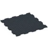Aufsicht auf die Unterseite, also die Bodenseite von WARCO-Formteil 6969 - Fitness Premium podlaha Plus im Format 99 x 99 x 2,8 cm.