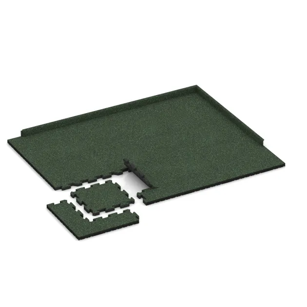 Typische Verlegung oder Einbausituation für den Artikel 5902 von WARCO - Exteriérová eventová dlaždica, Farbton Anglická tráva in der Abmessung 500 x 500 x 40 mm.