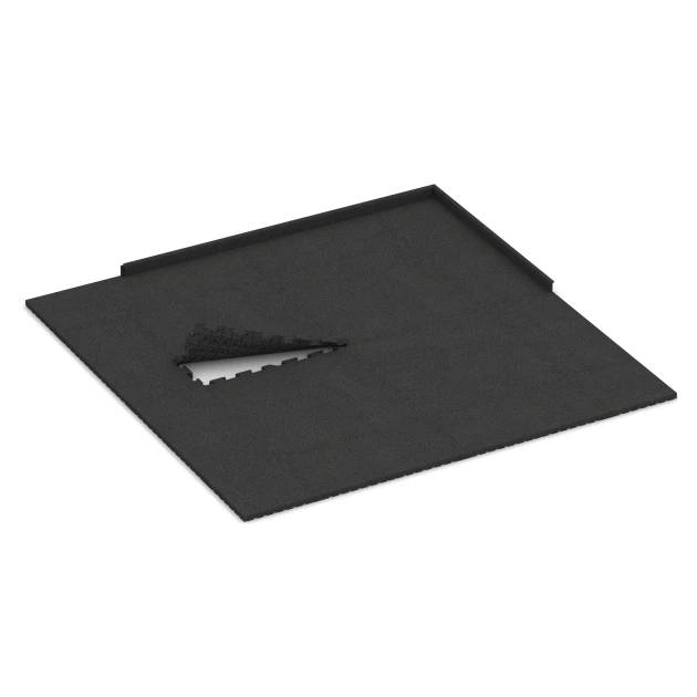 Typische Verlegung oder Einbausituation für den Artikel 6055 von WARCO - Exteriérová eventová dlaždica, Farbton Antracit in der Abmessung 100 x 100 x 4 cm | 1,00 m².