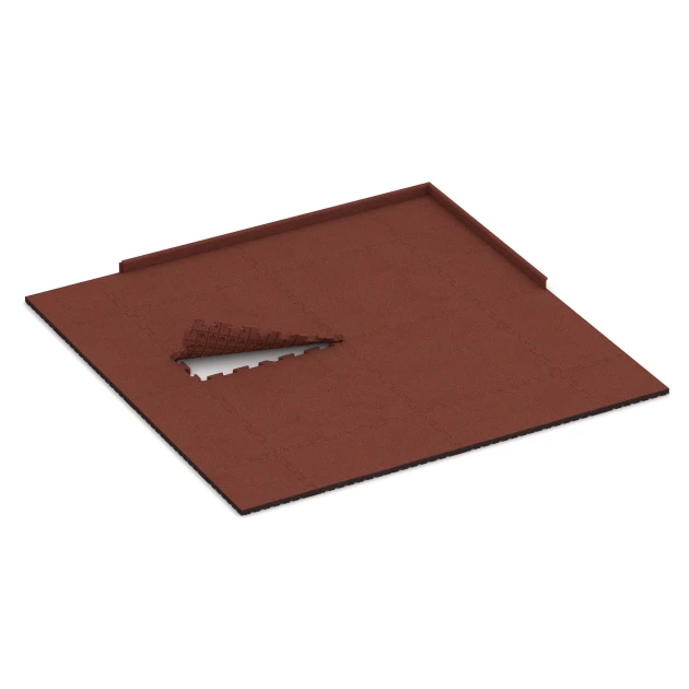 Typische Verlegung oder Einbausituation für den Artikel 6080 von WARCO - Exteriérová eventová dlaždica, Farbton Cihlová červená in der Abmessung 100 x 100 x 4 cm | 1,00 m².