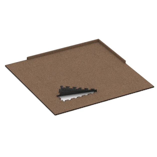 Typische Verlegung oder Einbausituation für den Artikel 6061 von WARCO - Exteriérová eventová dlaždica, Farbton Kôra a Basto in der Abmessung 1000 x 1000 x 30 mm.