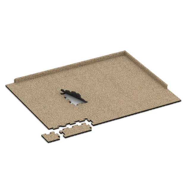 Typische Verlegung oder Einbausituation für den Artikel 4879 von WARCO - Okrajová doska HD, Farbton Travertín in der Abmessung 500 x 235 x 30 mm.