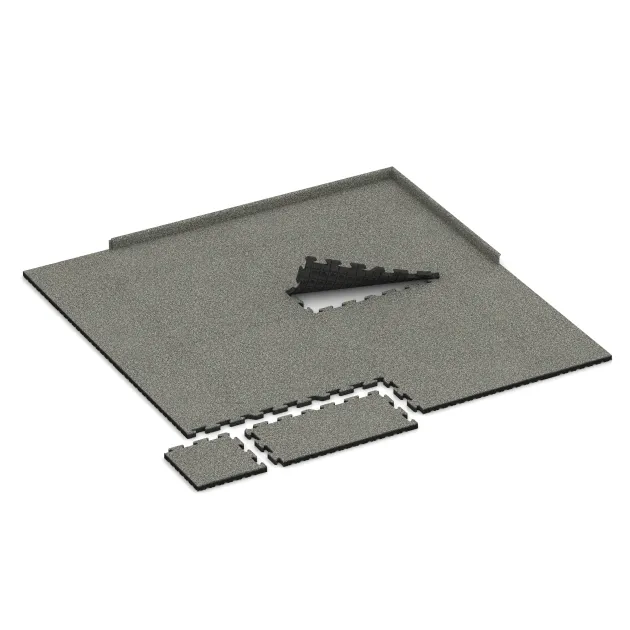 Typische Verlegung oder Einbausituation für den Artikel 5128 von WARCO - Okrajová doska HD, Farbton Šedý granit in der Abmessung 1000 x 485 x 40 mm.