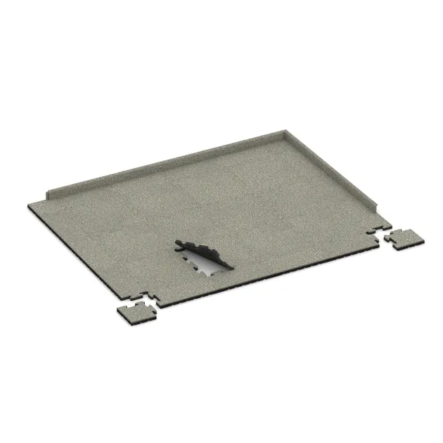 Typische Verlegung oder Einbausituation für den Artikel 4900 von WARCO - Rohová doska HD, Farbton Svetlý granit in der Abmessung 235 x 235 x 30 mm.