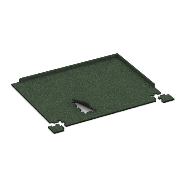 Typische Verlegung oder Einbausituation für den Artikel 4903 von WARCO - Rohová doska HD, Farbton Anglická tráva in der Abmessung 235 x 235 x 30 mm.