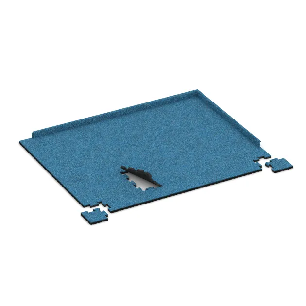 Typische Verlegung oder Einbausituation für den Artikel 4905 von WARCO - Rohová doska HD, Farbton Atlantic in der Abmessung 235 x 235 x 30 mm.