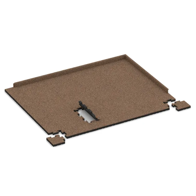 Typische Verlegung oder Einbausituation für den Artikel 4987 von WARCO - Rohová doska HD, Farbton Kôra a Basto in der Abmessung 235 x 235 x 40 mm.
