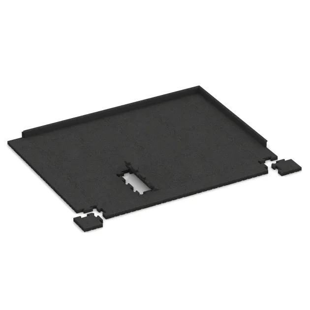 Typische Verlegung oder Einbausituation für den Artikel 5008 von WARCO - Rohová doska, Farbton Antracit in der Abmessung 235 x 235 x 40 mm.