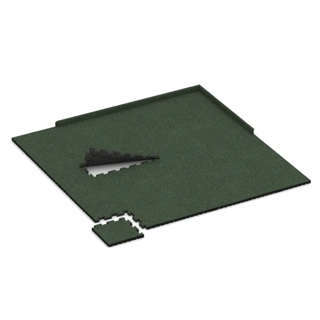 Typische Verlegung oder Einbausituation für den Artikel 5143 von WARCO - Rohová doska HD, Farbton Anglická tráva in der Abmessung 485 x 485 x 40 mm.