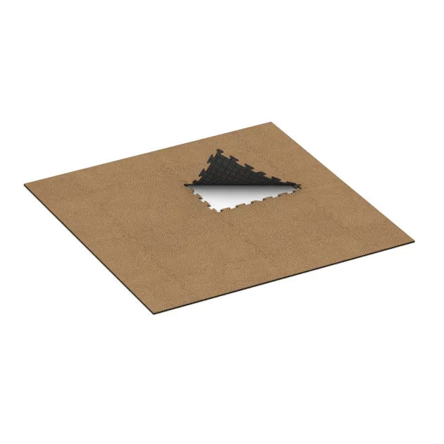 Typische Verlegung oder Einbausituation für den Artikel 4242 von WARCO - Športová doska 1,8 cm, Farbton Maroko in der Abmessung 1000 x 1000 x 18 mm.