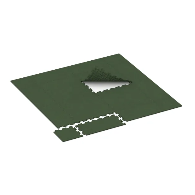 Typische Verlegung oder Einbausituation für den Artikel 4828 von WARCO - Okrajová doska, Farbton Trávová zelená in der Abmessung 1000 x 485 x 18 mm.