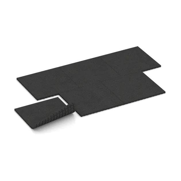 Typische Verlegung oder Einbausituation für den Artikel 0774 von WARCO - Nárazová doska – stenový panel, Farbton Antracit in der Abmessung 1000 x 1000 x 40 mm.