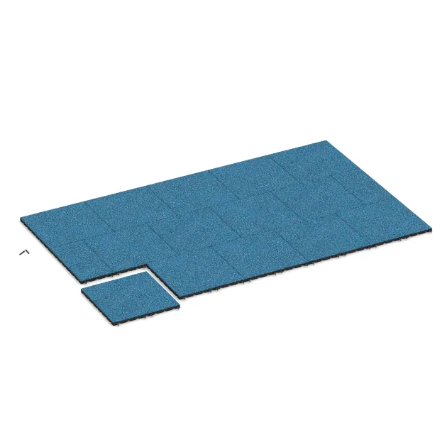 Typische Verlegung oder Einbausituation für den Artikel 5486 von WARCO - Terasová dlaždica 3 cm, Farbton Atlantic in der Abmessung 500 x 500 x 30 mm.