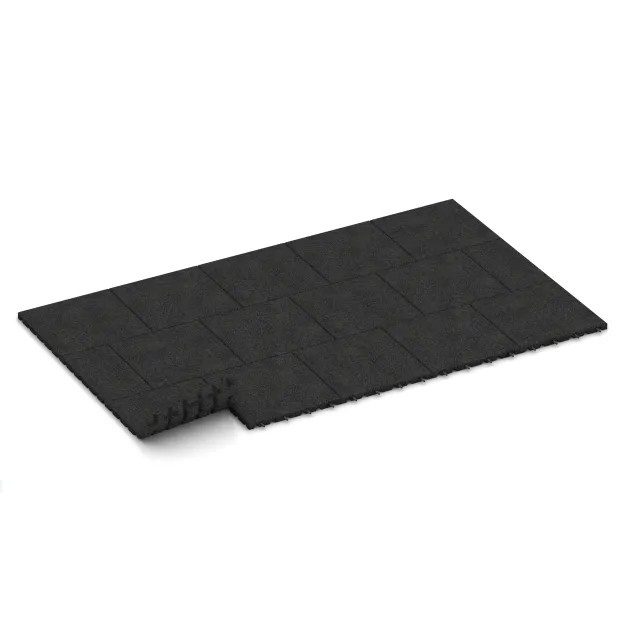 Typische Verlegung oder Einbausituation für den Artikel 0514 von WARCO - Terasová dlaždica 3 cm, Farbton Antracit in der Abmessung 400 x 400 x 30 mm.