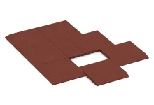 Edge tile (one chamfered side)