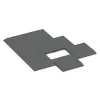 Typische Verlegung oder Einbausituation für den Artikel 0430 von WARCO - Edge tile (one chamfered side), Farbton Šedý bridlica in der Abmessung 500 x 500 x 40 mm.
