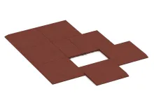 Edge tile (one chamfered side)
