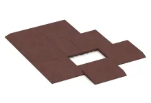 Edge tile (one chamfered side)
