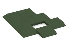 Edge tile (one chamfered side)