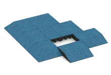 Edge tile (one chamfered side)