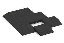 Edge tile (one chamfered side)