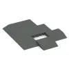 Typische Verlegung oder Einbausituation für den Artikel 0460 von WARCO - Edge tile (one chamfered side), Farbton Šedý bridlica in der Abmessung 500 x 500 x 100 mm.