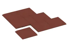 Corner tile (two chamfered sides)