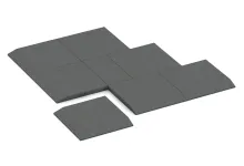 Corner tile (two chamfered sides)