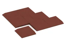 Corner tile (two chamfered sides)