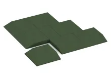 Corner tile (two chamfered sides)