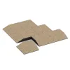 Typische Verlegung oder Einbausituation für den Artikel 3822 von WARCO - Corner tile (two chamfered sides), Farbton Travertín in der Abmessung 500 x 500 x 100 mm.