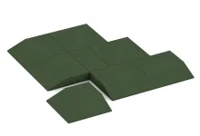Corner tile (two chamfered sides)