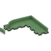 Typische Verlegung oder Einbausituation für den Artikel 4295 von WARCO - Wall protection - skirting board, Farbton Bledozelená in der Abmessung 750 x 80 x 20 mm.