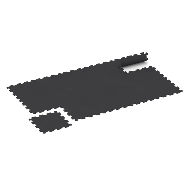 Typische Verlegung oder Einbausituation für den Artikel 0911 von WARCO - Schodová dlaždica, Farbton Matný antracit in der Abmessung 485 x 485 x 8 mm.