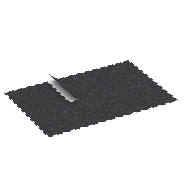 Typische Verlegung oder Einbausituation für den Artikel 6450 von WARCO - Športová podlaha Kompakt, Farbton Ľahko červené posypané in der Abmessung 100 × 100 × 0,8 cm.