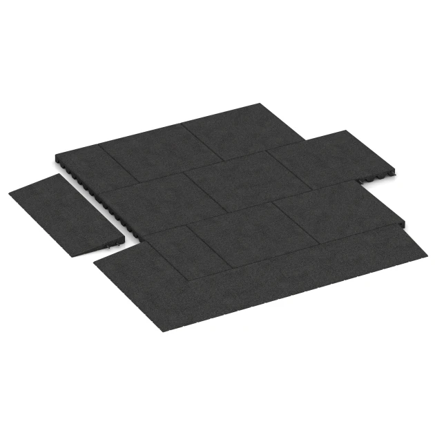 Typische Verlegung oder Einbausituation für den Artikel 2468 von WARCO - Prahová rampa 75 cm, Farbton Antracit in der Abmessung 75 x 30 cm | 8 < 45 mm.