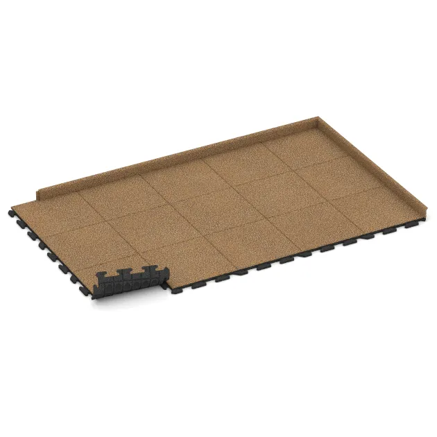 Typische Verlegung oder Einbausituation für den Artikel 1219 von WARCO - Dlaždica okolo bazéna Classic, Farbton Maroko in der Abmessung 500 x 500 x 30 mm.