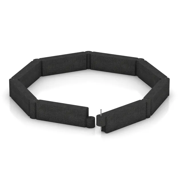 Typische Verlegung oder Einbausituation für den Artikel 2578 von WARCO - Gumený modulárny blok, Farbton Antracit in der Abmessung 1000 x 300 x 154 mm.