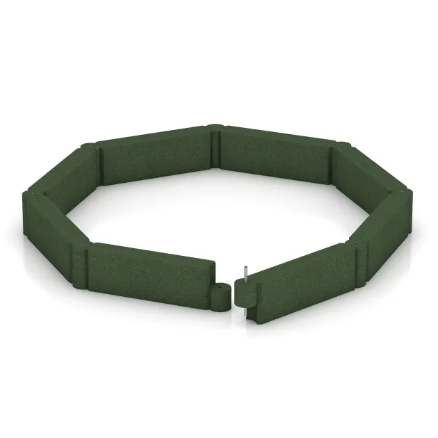 Typische Verlegung oder Einbausituation für den Artikel 2576 von WARCO - Gumený modulárny blok, Farbton Trávová zelená in der Abmessung 1000 x 300 x 154 mm.