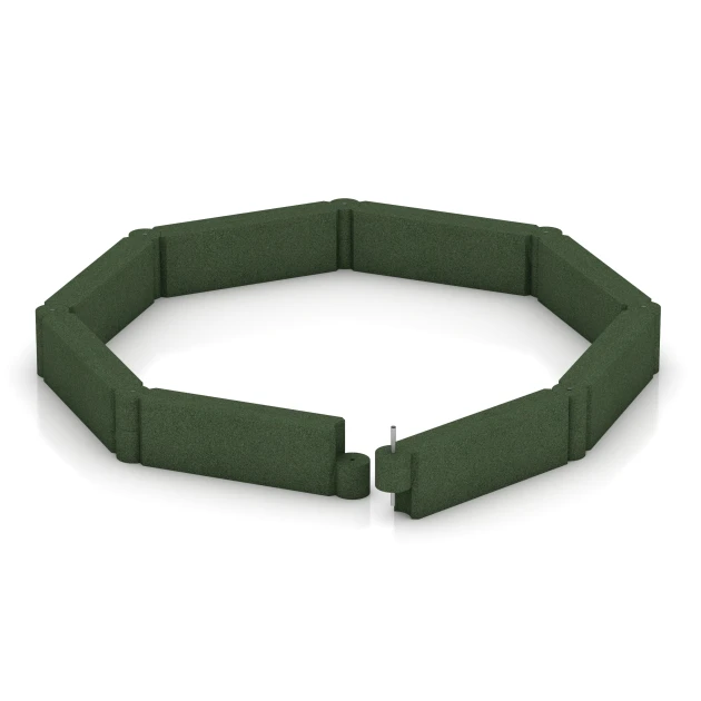 Typische Verlegung oder Einbausituation für den Artikel 2576 von WARCO - Gumený modulárny blok, Farbton Trávovo zelená in der Abmessung 100 x 15 x 30 cm.