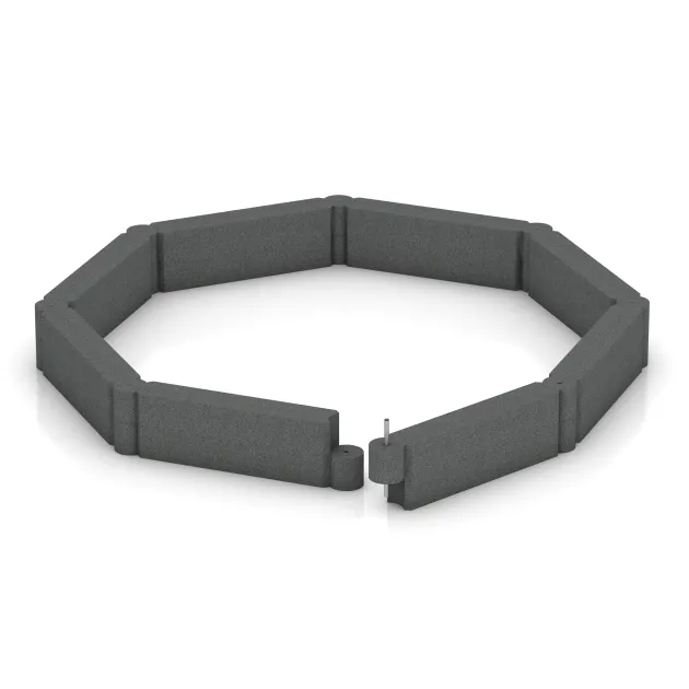 Typische Verlegung oder Einbausituation für den Artikel 2577 von WARCO - Gumený modulárny blok, Farbton Šedý bridlica in der Abmessung 1000 x 300 x 154 mm.
