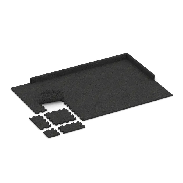 Typische Verlegung oder Einbausituation für den Artikel 5441 von WARCO - Schodová dlaždica, Farbton Antracit in der Abmessung 306 x 306 x 20 mm.